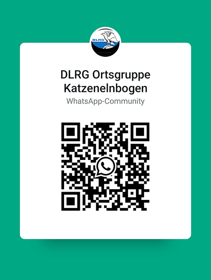 QR-Code zur DLRG Katzenelnbogen WhatsApp-Gruppe